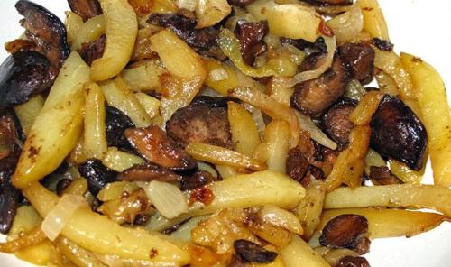 Замороженные грибы, как готовить с картошкой. Как готовить жаренный картофель с замороженными грибами на сковороде