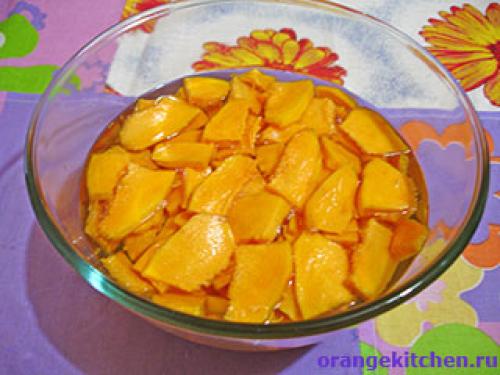 Как приготовить красивые и вкусные цукаты из тыквы. «Праздничные» цукаты из тыквы 03