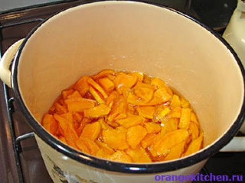 Как приготовить красивые и вкусные цукаты из тыквы. «Праздничные» цукаты из тыквы 05