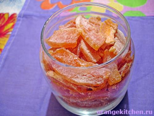 Как приготовить красивые и вкусные цукаты из тыквы. «Праздничные» цукаты из тыквы 08