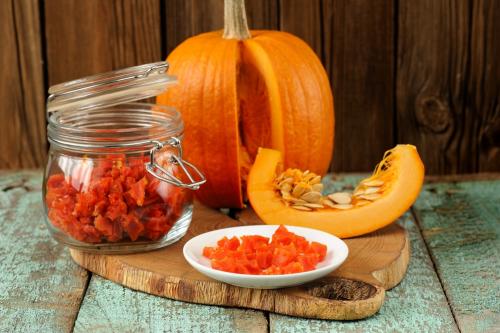 Как приготовить красивые и вкусные цукаты из тыквы. «Праздничные» цукаты из тыквы 10