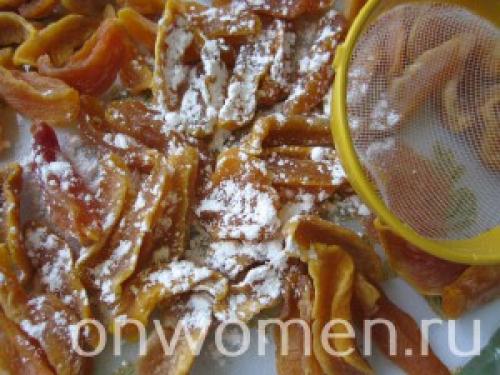 Цукаты из нектарина. Цукаты из персиков: пошаговый рецепт с фото