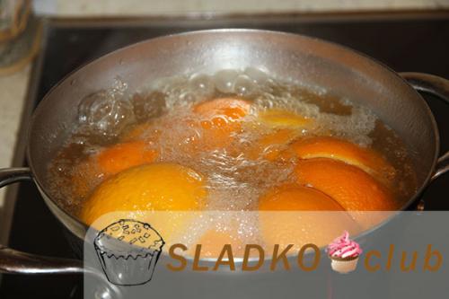 Цукаты из апельсиновых корок. Ингредиенты