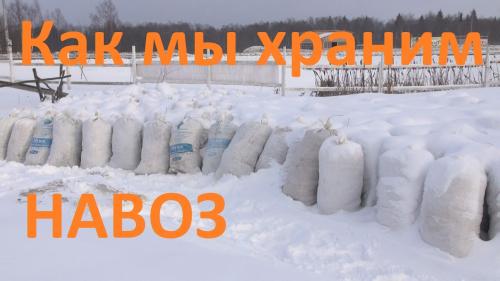 Нужно ли укрывать навоз пленкой. Где на участке хранить навоз