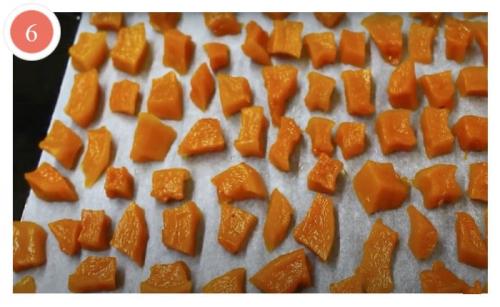 Цукаты из тыквы в сушилке для овощей. Простой рецепт тыквенных цукатов в духовке