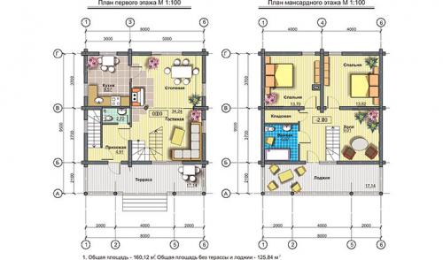 Какое количество комнат в доме. Размеры комнат