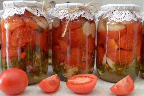 Какие рецепты из розовых помидор можно приготовить на зиму